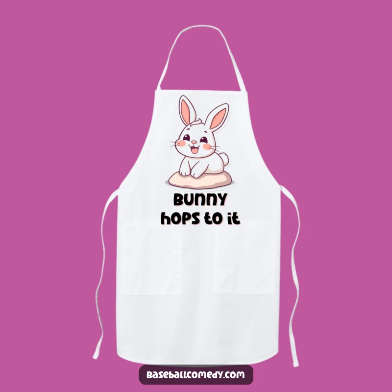 Funny Bunny Batter Apron: Cute Cartoon Rabbit Kitchen Wear, Fantastic Funny Gift!