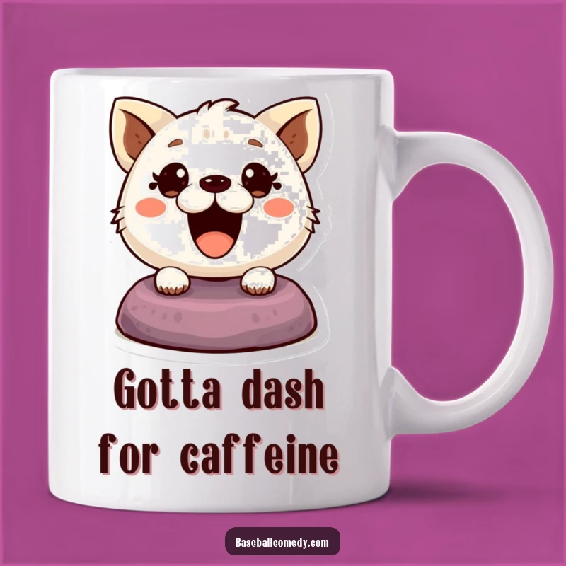 Funny Cute Animal Base Stealing Mug: A Hilarious Gift for Baseball Fanatics!