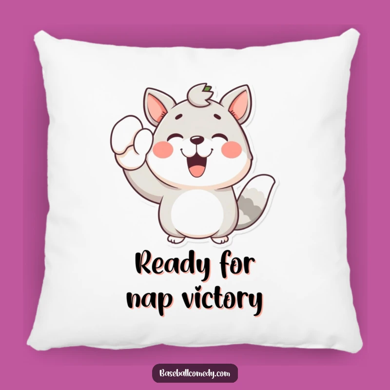 Funny Joyful Animal Pillow: Snuggle Up with This Cheerful Raised Mitt Cushion