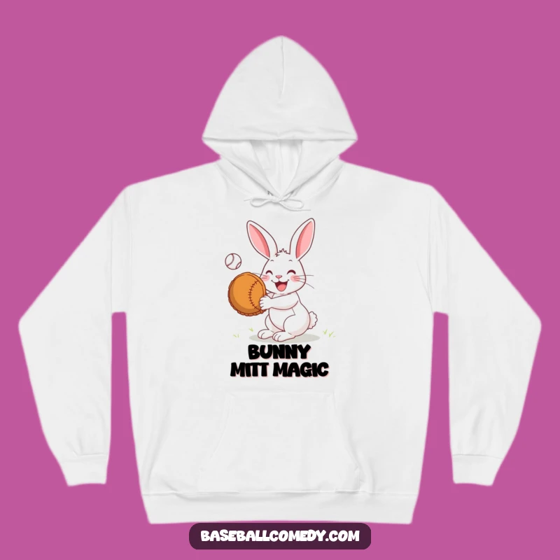 Funny Rabbit Catcher Hoodie: Cozy Comfort with a Joyful Big Mitt - Great Gift Idea!