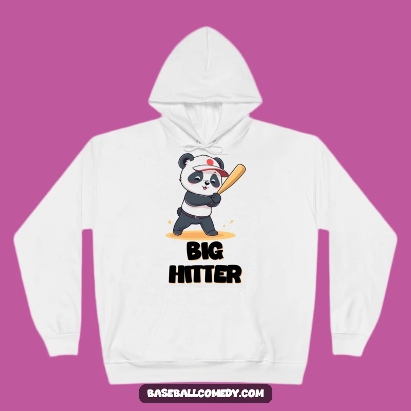 Funny Panda Grand Slam Hoodie: Cozy & Champion Fan Gift
