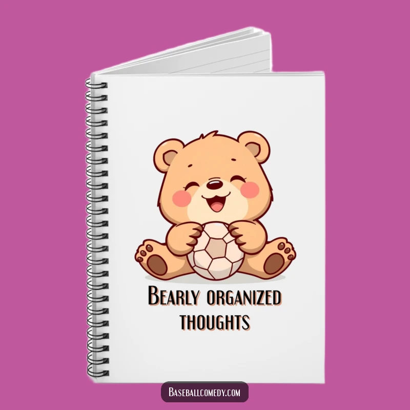 Funny Bear Catching Ball Notebook: Jot Down Ideas with Hilarious Sports-Themed Journaling and Gifts