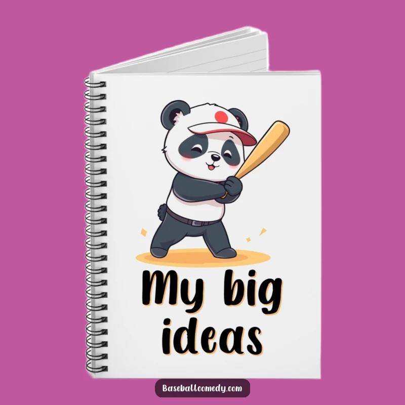 Funny Panda Grand Slam Notebook: Record Your Big Wins Gift