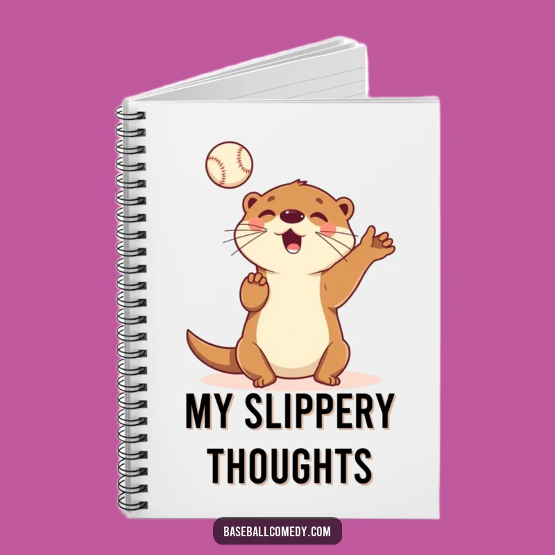 Funny Otter Juggling Notebook: Playful Cartoon Journal, Perfect Funny Gift!