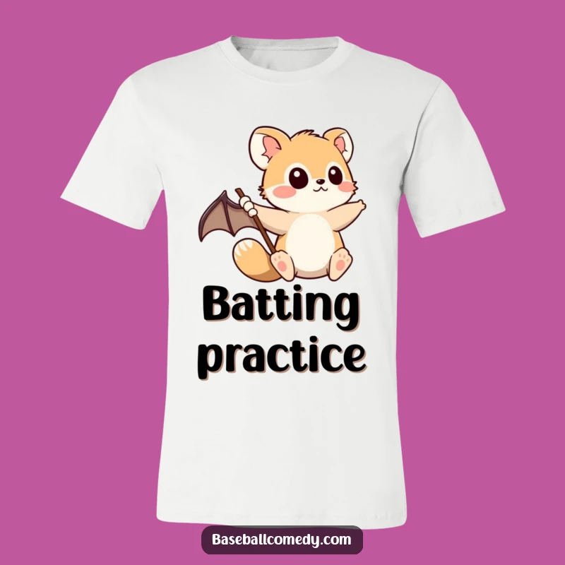 Funny Animal Baseball T-Shirt - Determined Swing for a Cool Look