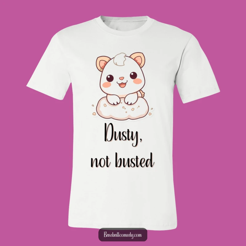 Funny Animal Baseball Slide T-Shirt - Dusty Action for Fun
