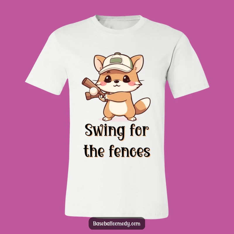 Funny Determined Animal T-Shirt: Swing with Style in This Batting Tee